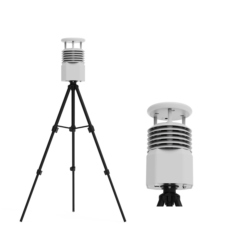 Portable weather station is used for short-term emergency weather observation of track and field events