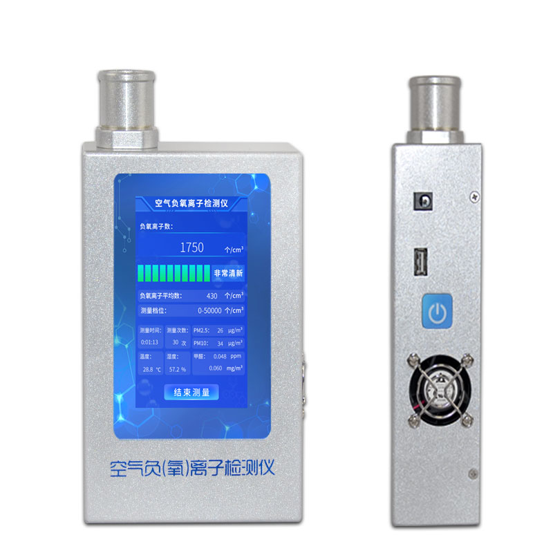 Negative oxygen ion monitoring system