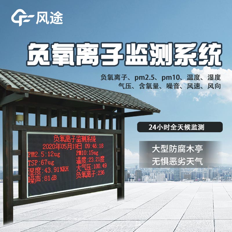 Negative Oxygen Ion Detector for Scenic Spots