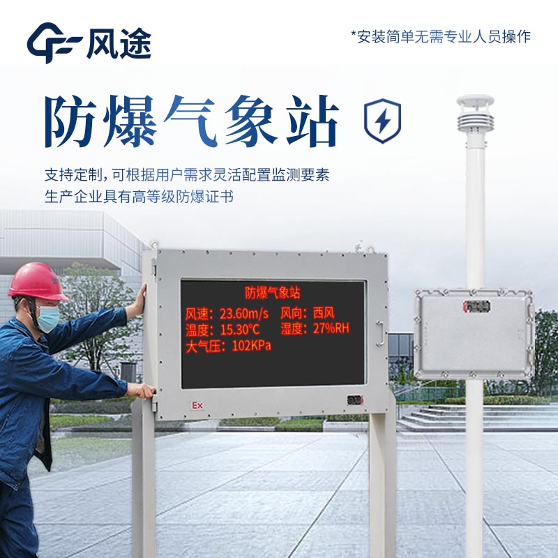 Explosion proof weather station