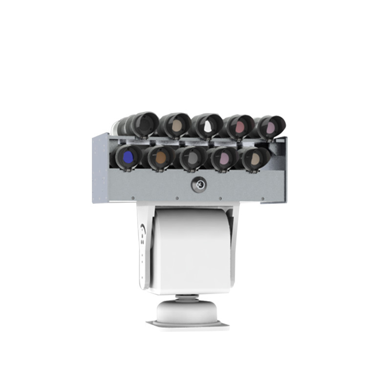 How does the Spectrometer FT-GD1 measure solar spectral radiation?