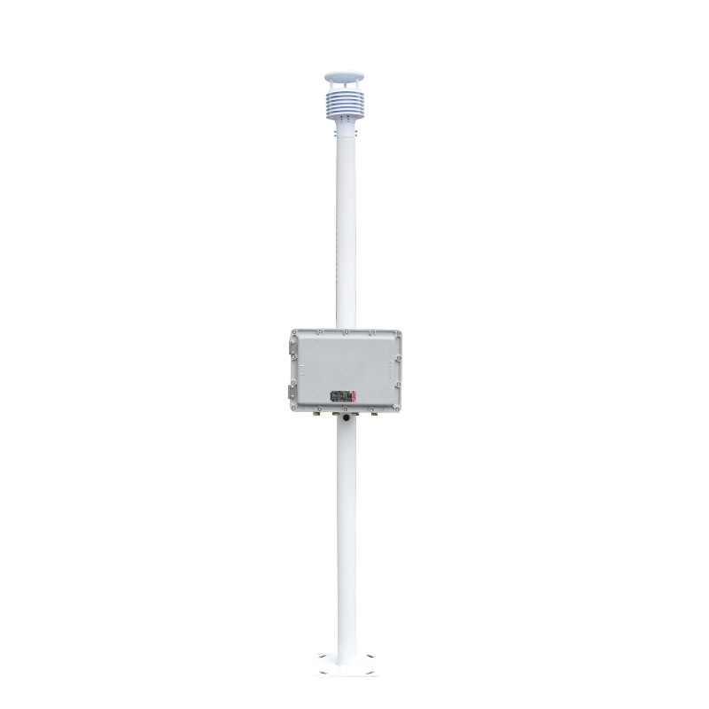 How do explosion-proof weather stations operate stably in hazardous environments?