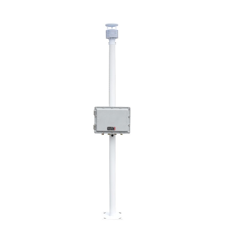 How does Industrial Weather Station ensure production safety in flammable and explosive environments?