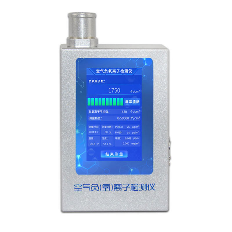 Detector de concentración de iones de oxígeno negativos