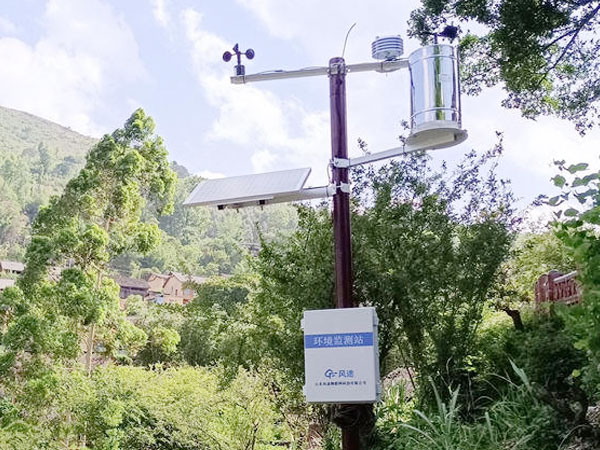 Estación de observación del microclima agrícola: caso real