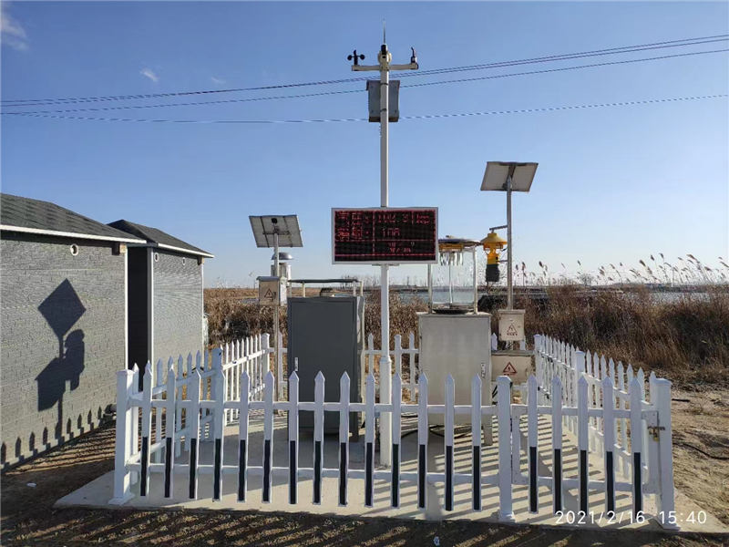 Estación de observación del microclima agrícola: caso real
