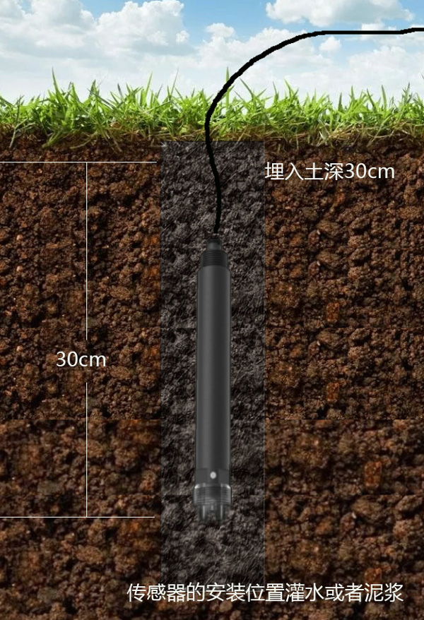 Medidor de pH del suelo Instalación