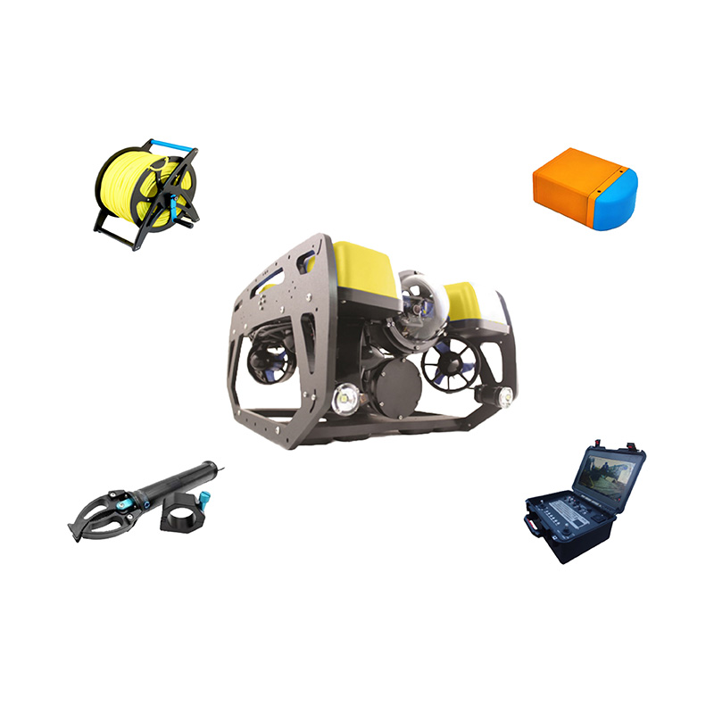 水下搜救声呐机器人采用多波束成像穿透浑浊水域